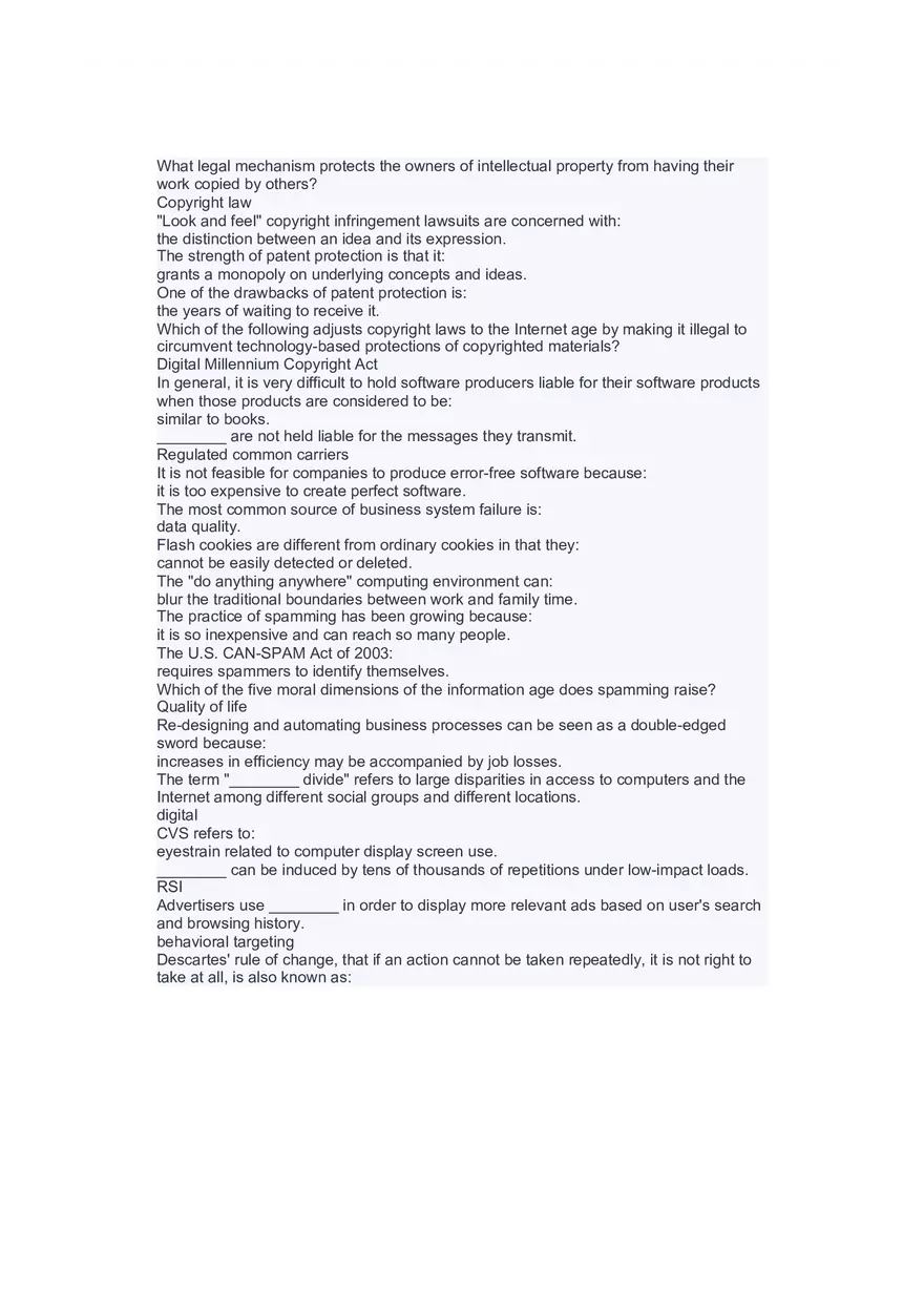 Introduction to Information Systems and Data Analytics Answers Part 1 - Page 6