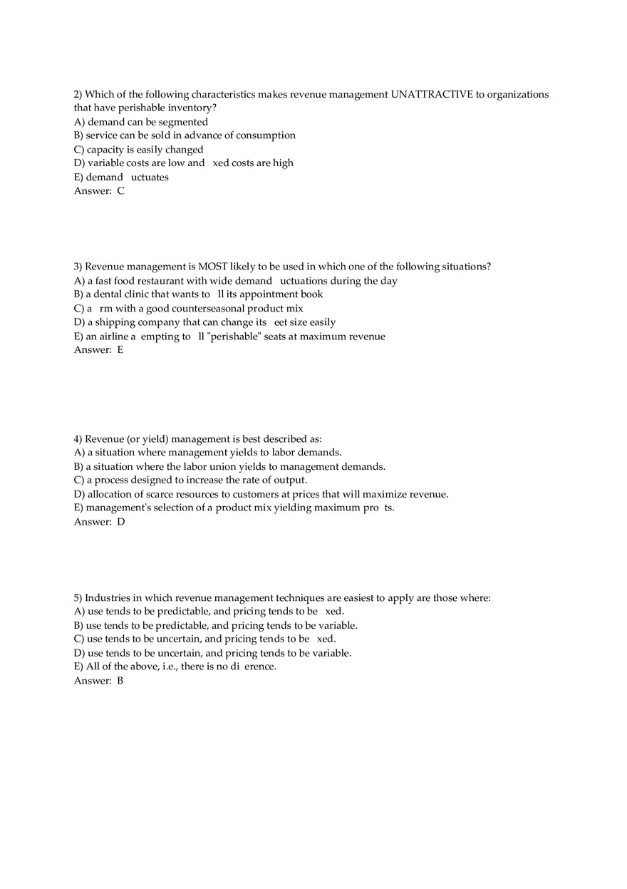Aggregate Planning and S&OP Answer Key Part 4 - Page 10