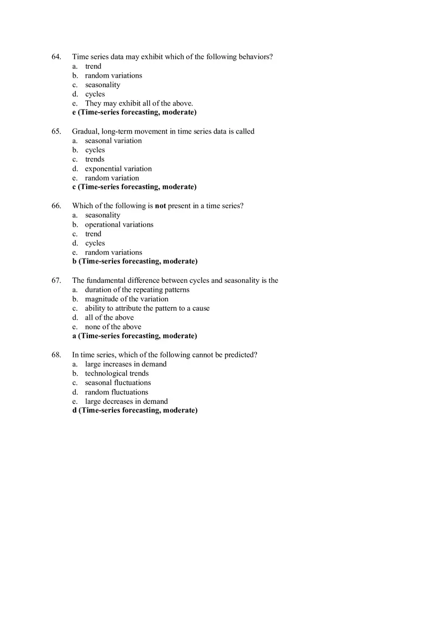 Chapter 4 - Forecasting Answers 1 - Page 10