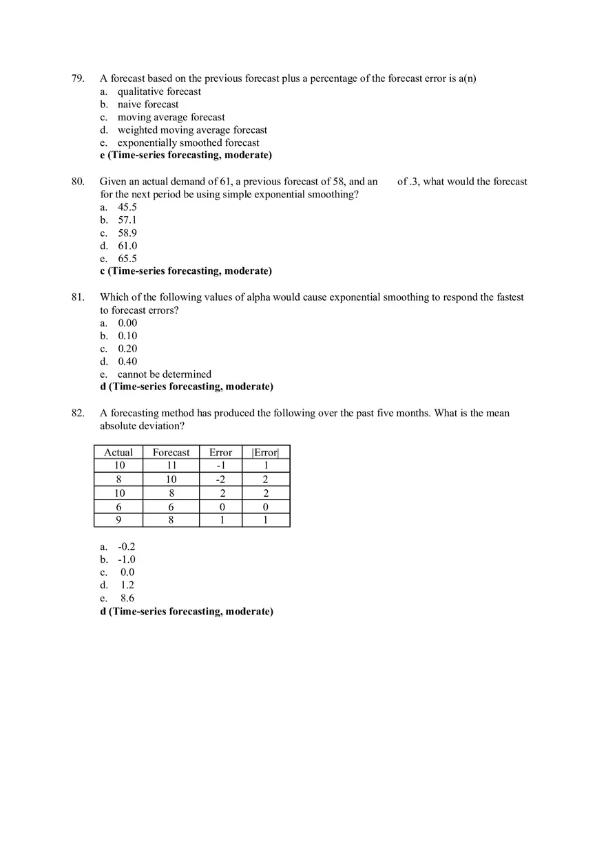 Chapter 4 - Forecasting Answers 1 - Page 13