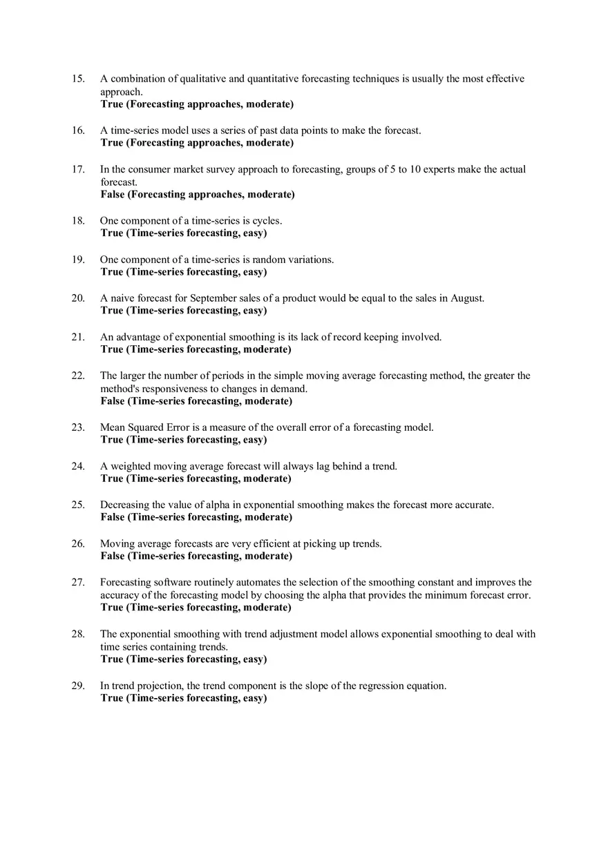 Chapter 4 - Forecasting Answers 1 - Page 2