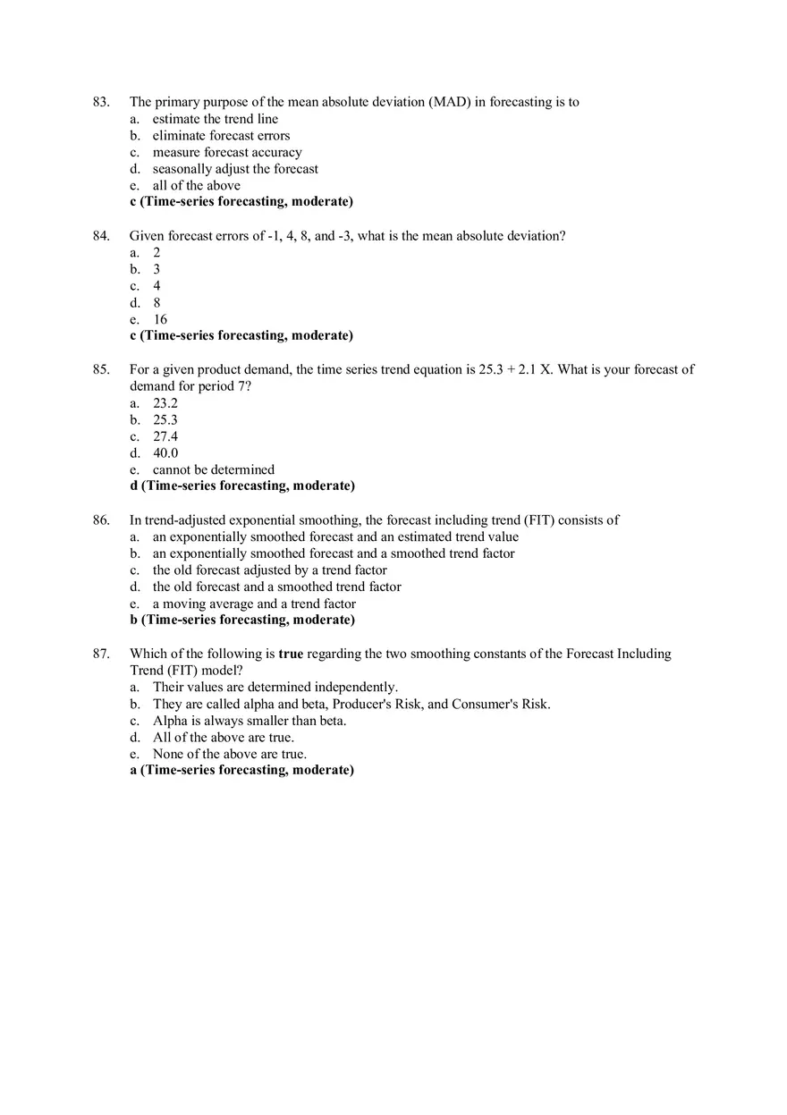 Chapter 4 - Forecasting Answers 1 - Page 3