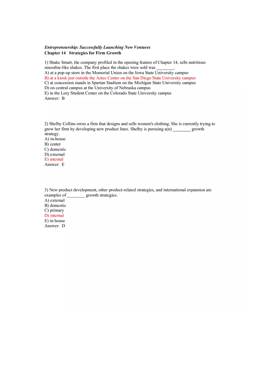 Strategies for Firm Growth Part 1 - Page 1