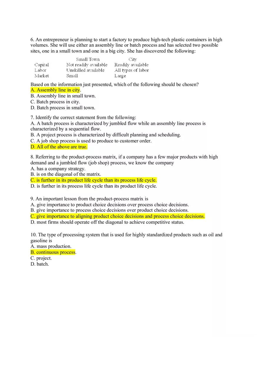 Process Selection - Page 2