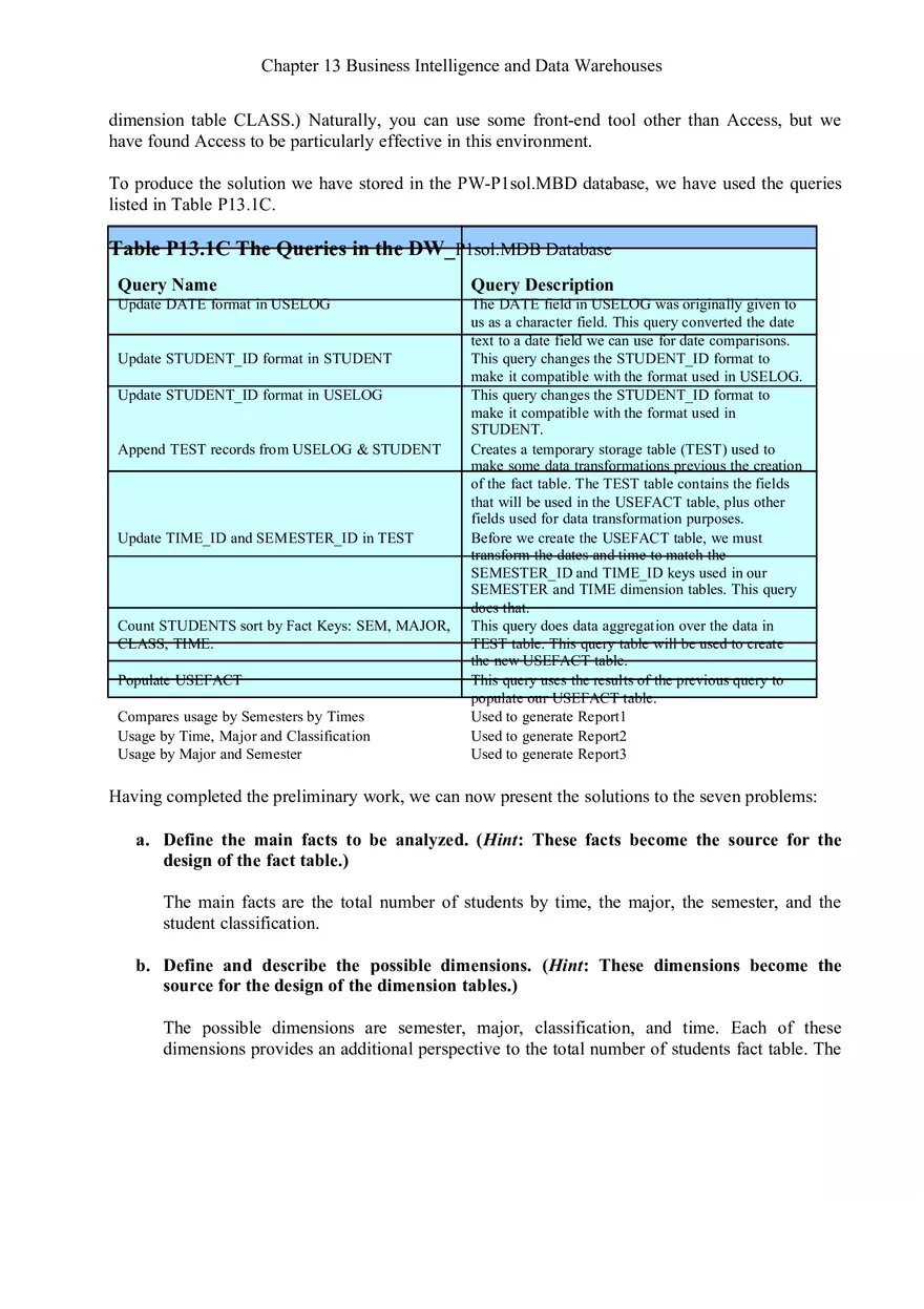 Business Intelligence and Data Warehouses - Page 8