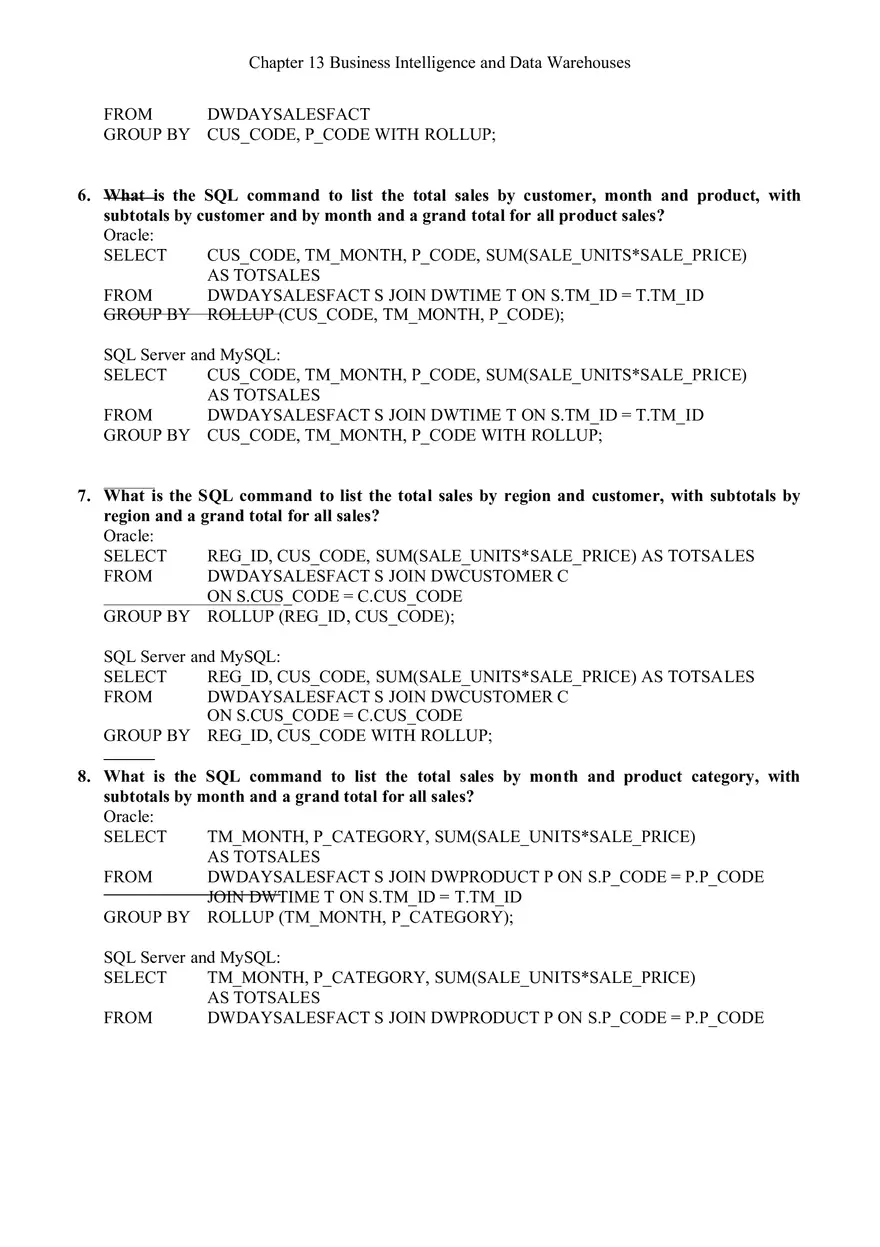 Business Intelligence and Data Warehouses - Page 20