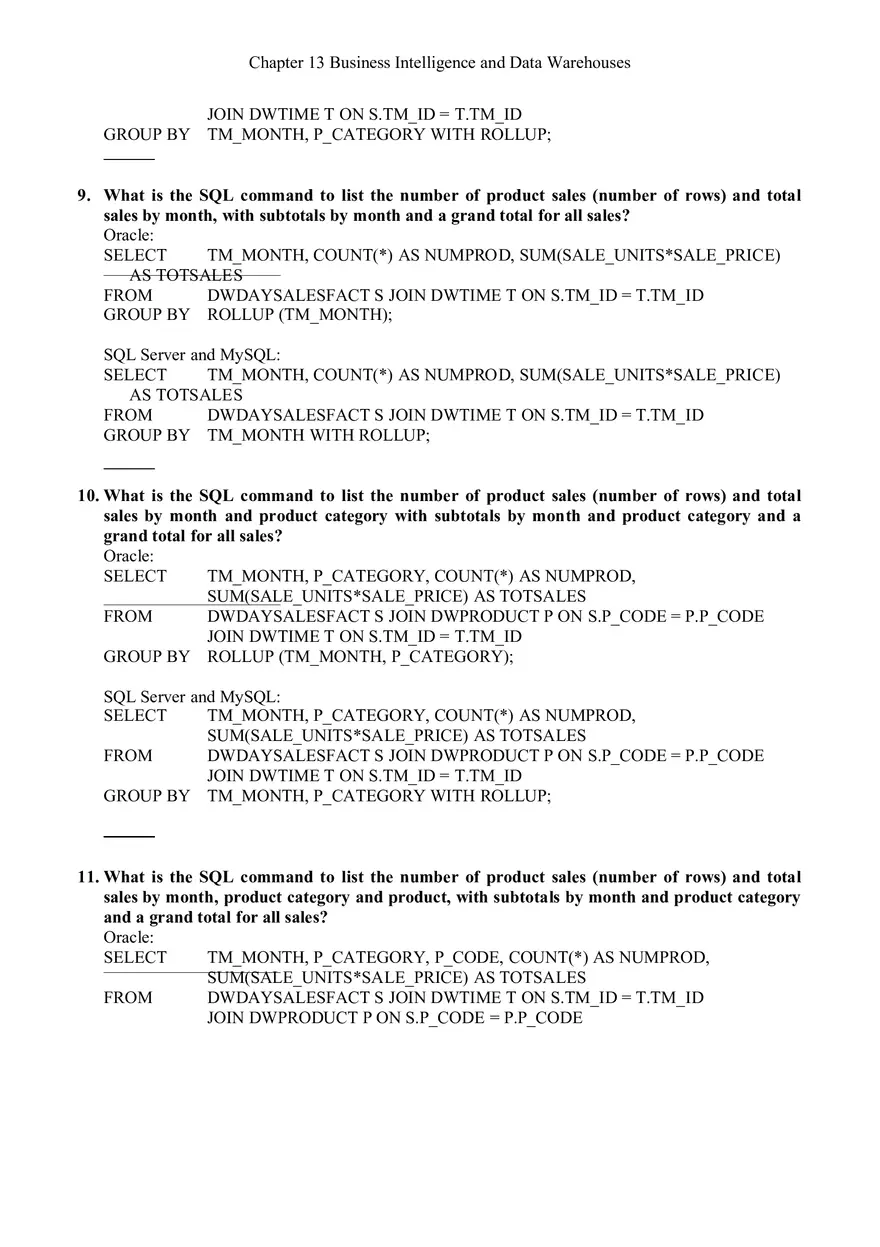 Business Intelligence and Data Warehouses - Page 21