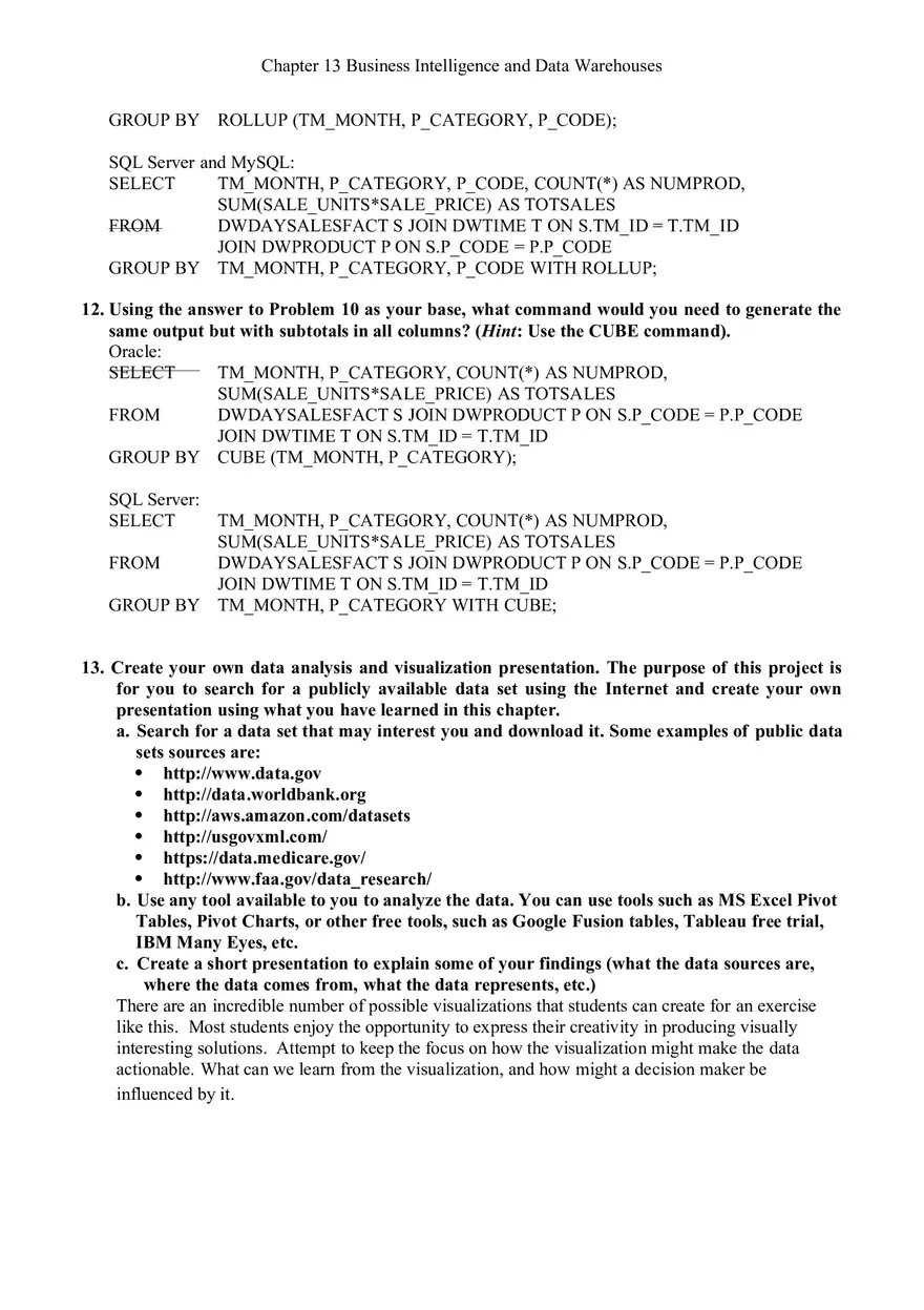 Business Intelligence and Data Warehouses - Page 22