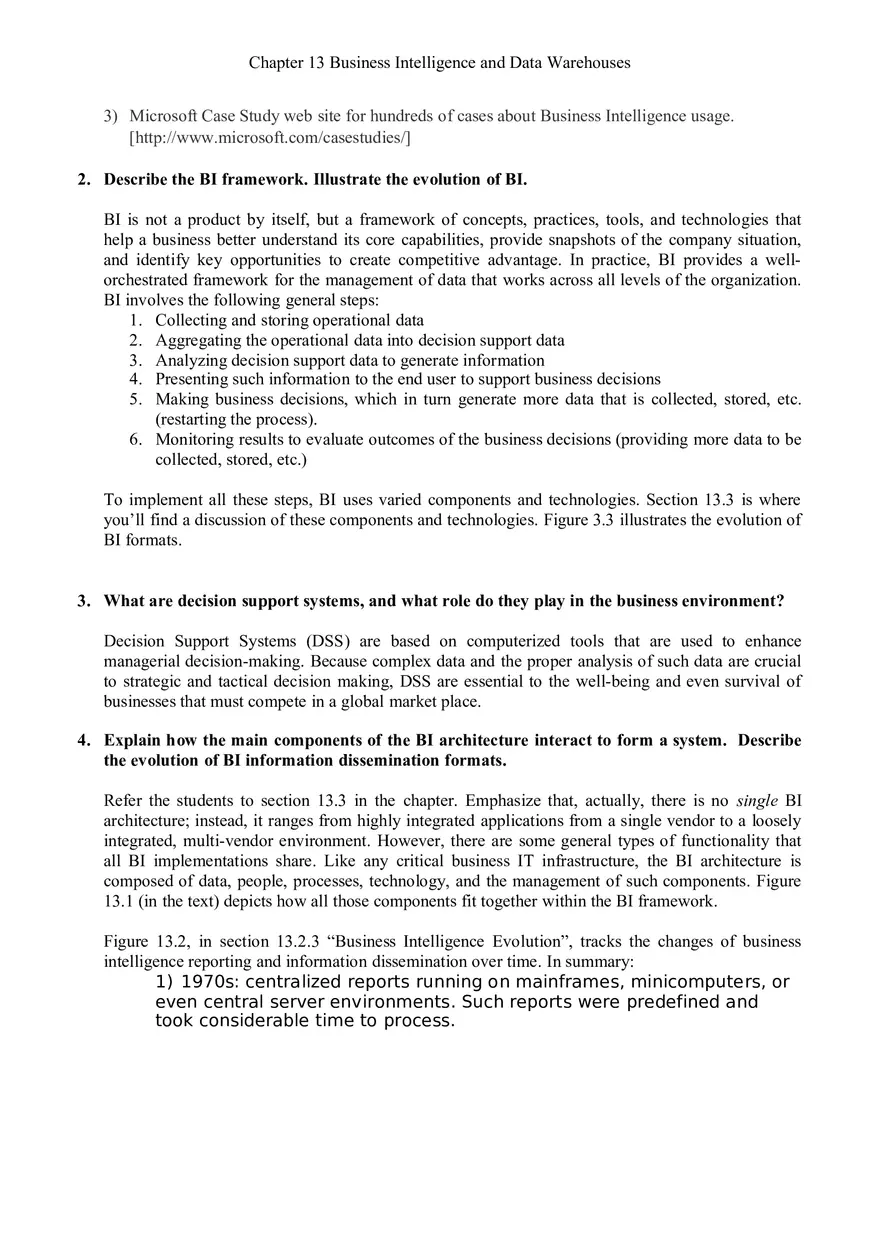 Business Intelligence and Data Warehouses - Page 23