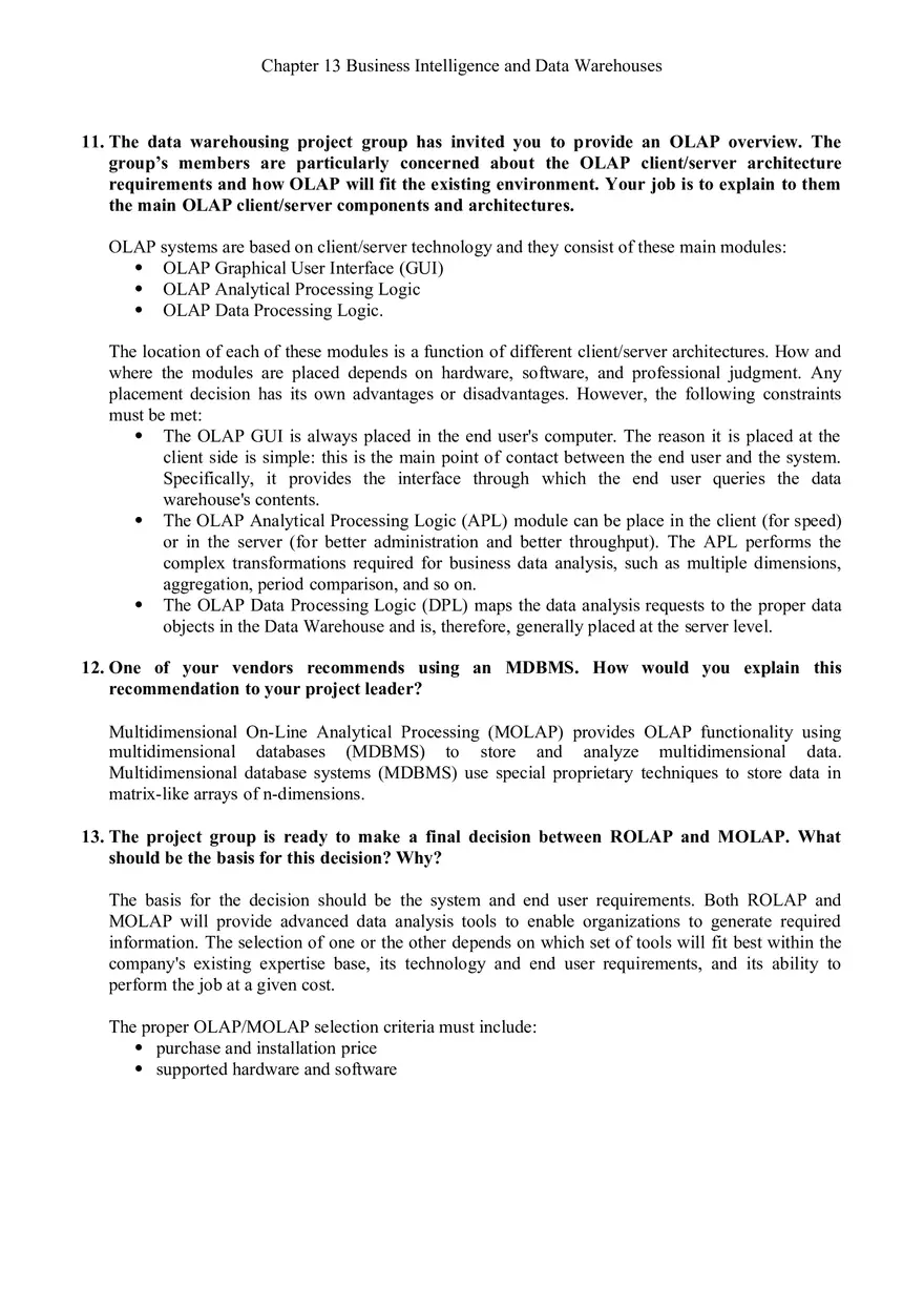 Business Intelligence and Data Warehouses - Page 27