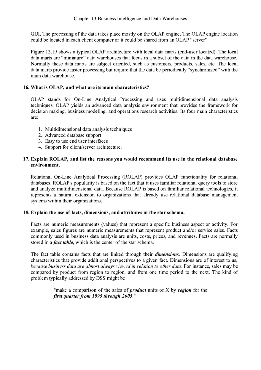 Business Intelligence and Data Warehouses - Page 29