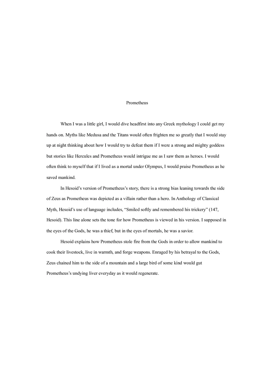 Prometheus Paper - Page 1