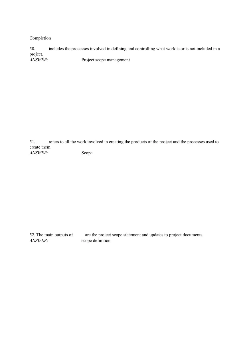 Chapter 5 Project Scope Management - Page 1