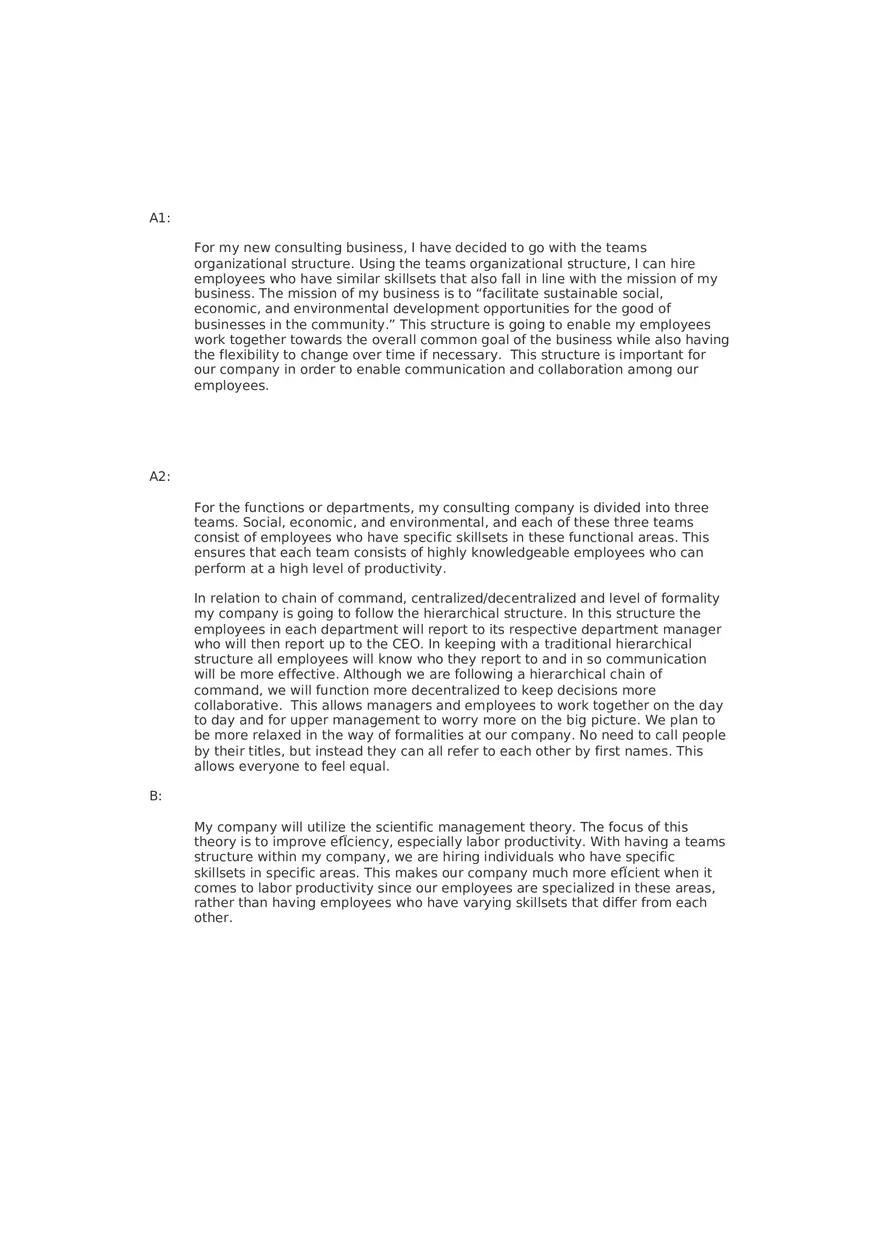 New Consulting Business Task 1 - Page 1