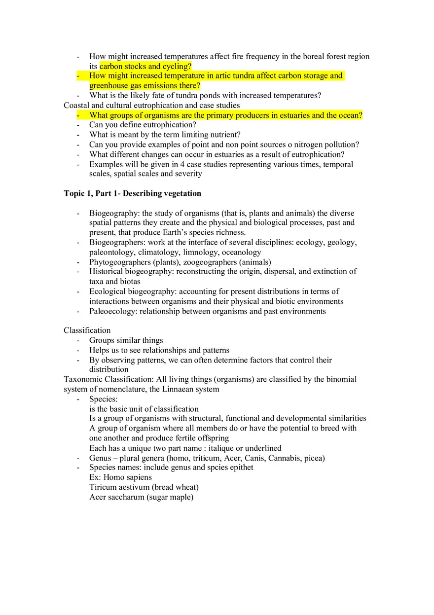 Taxonomic and Physiognomic Classification - Page 12