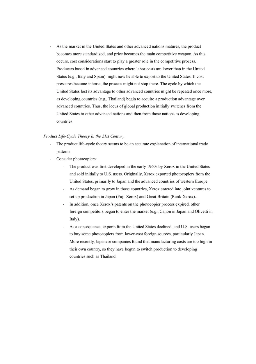International Business Chapter 6 Notes Part 2 - Page 2