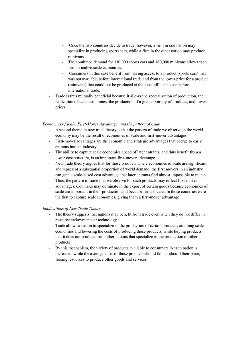 International Business Chapter 6 Notes Part 2 - Page 5