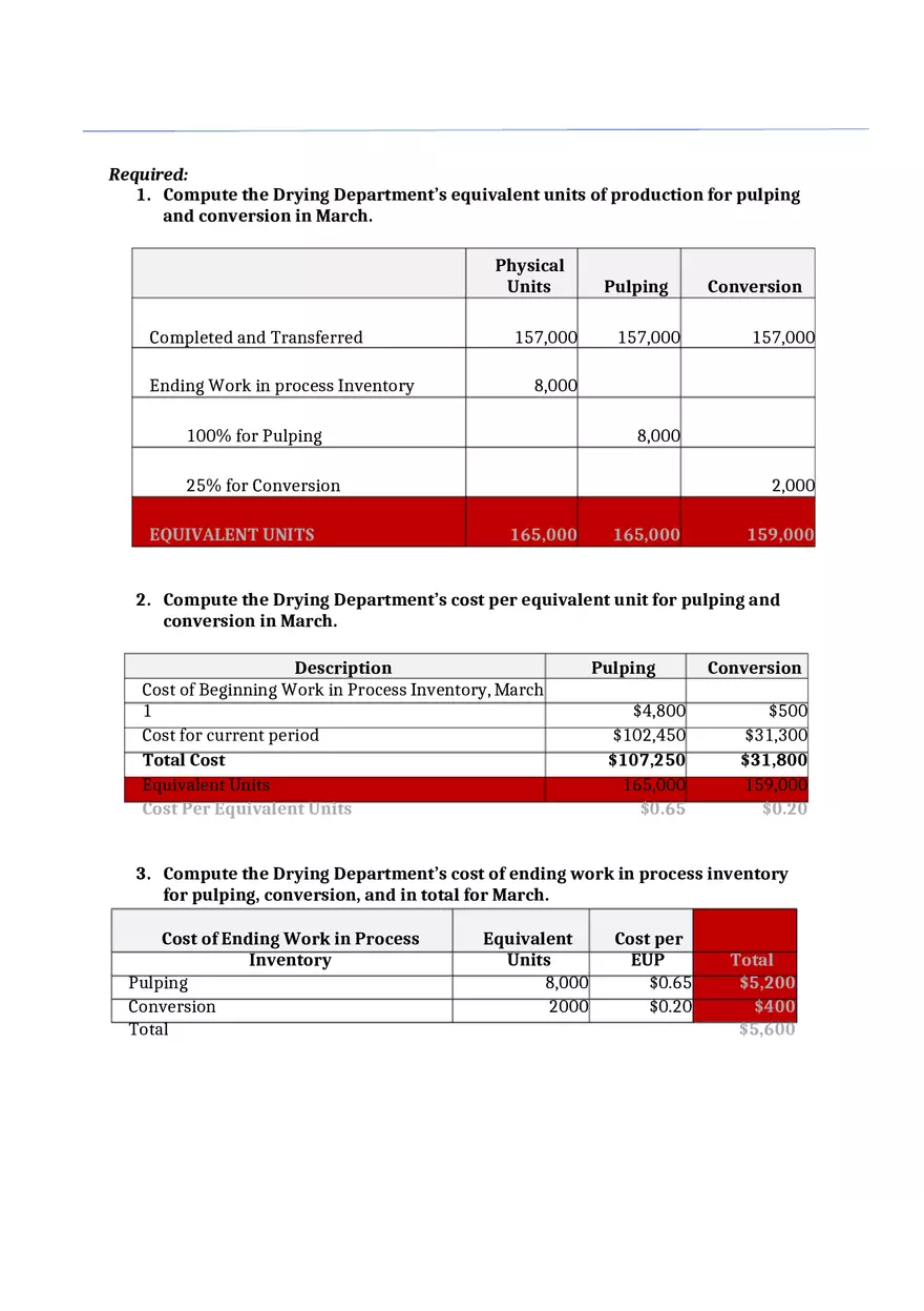 Assignment Second Production Department - Page 2