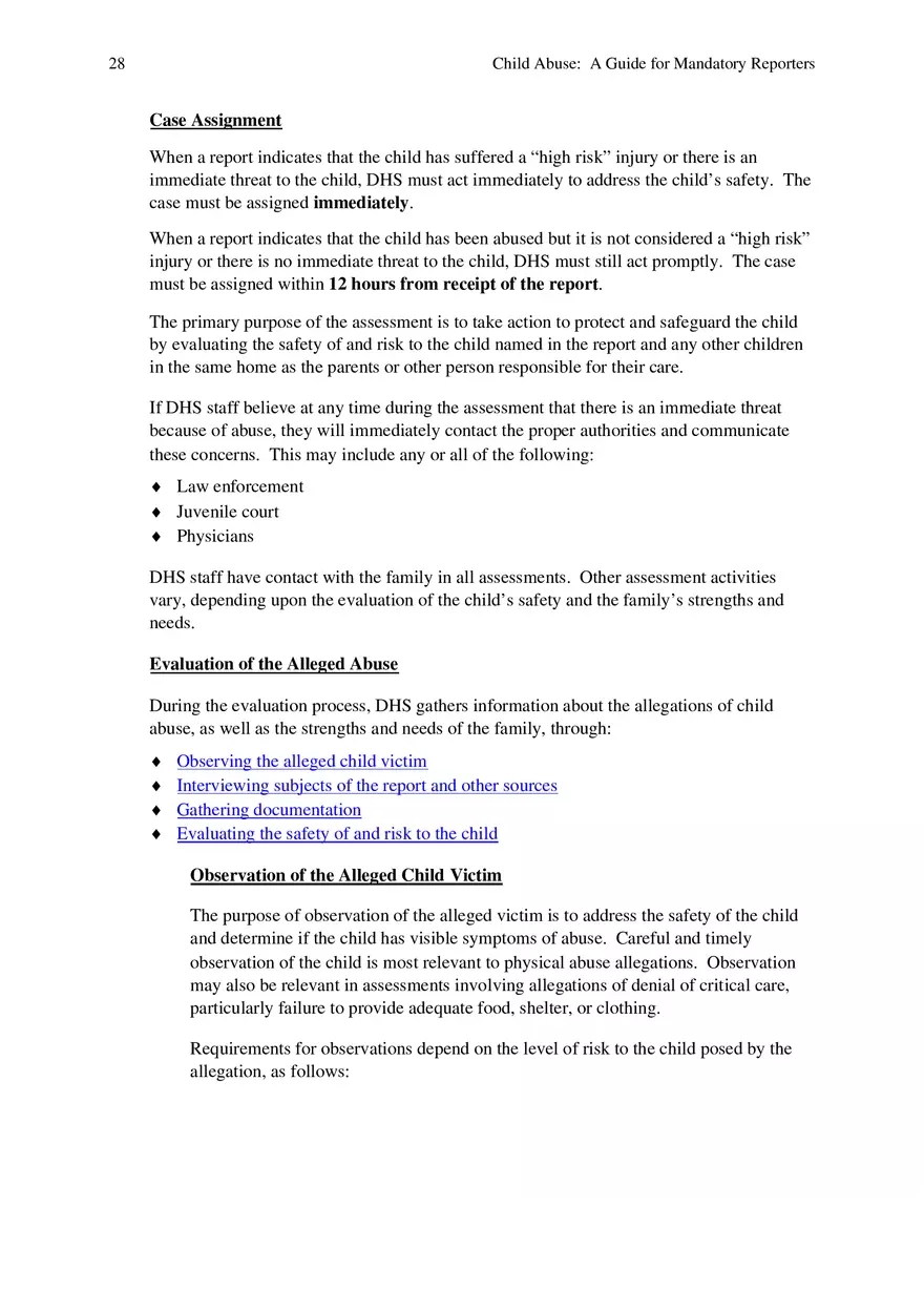 Child Abuse - A Guide for Mandatory Reporters Part 3 - Page 8