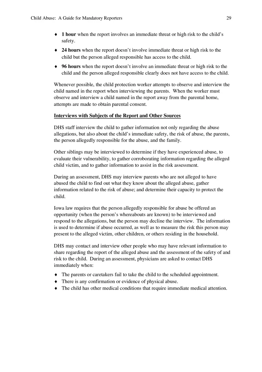 Child Abuse - A Guide for Mandatory Reporters Part 3 - Page 9