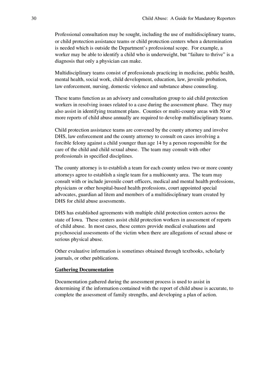 Child Abuse - A Guide for Mandatory Reporters Part 3 - Page 10