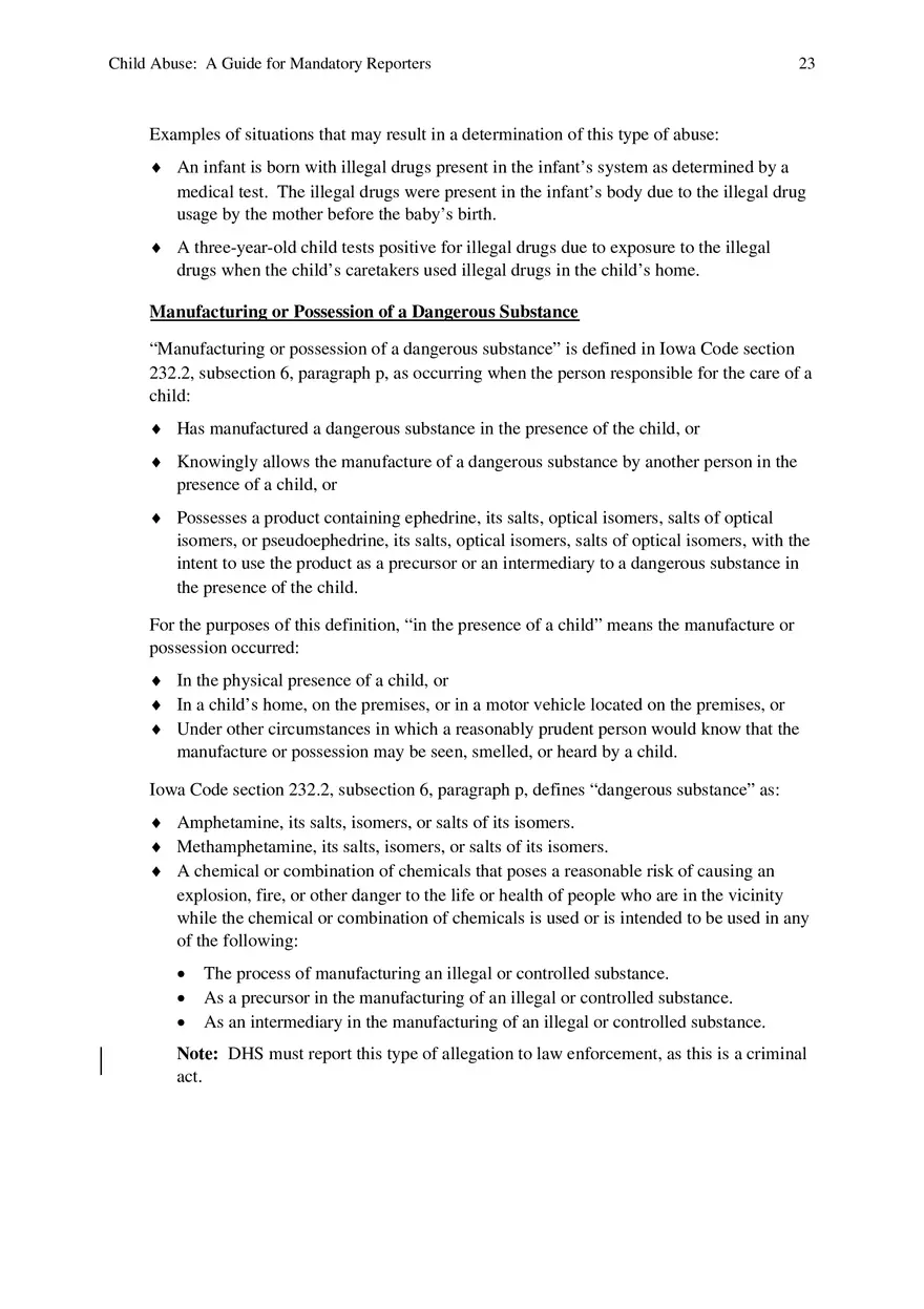 Child Abuse - A Guide for Mandatory Reporters Part 3 - Page 3