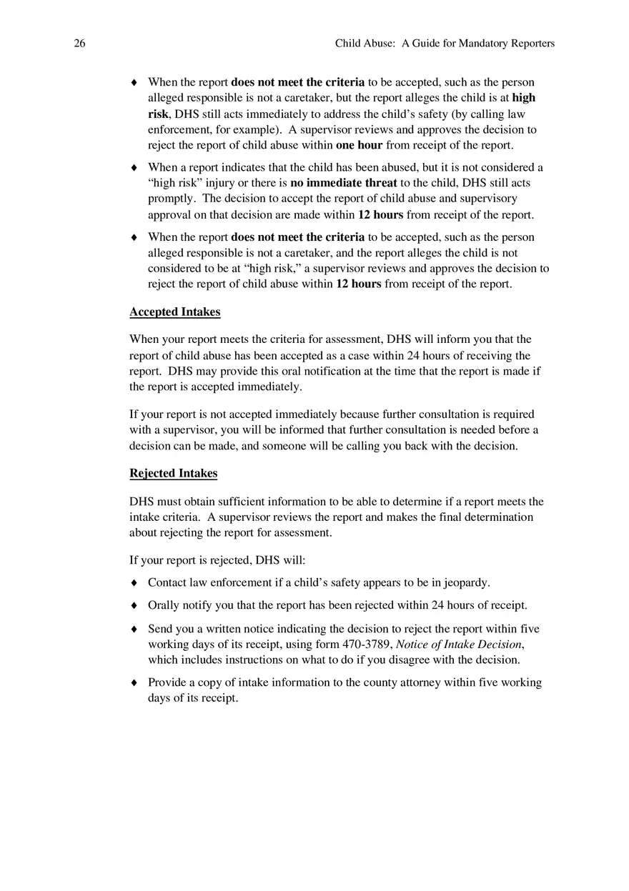 Child Abuse - A Guide for Mandatory Reporters Part 3 - Page 6