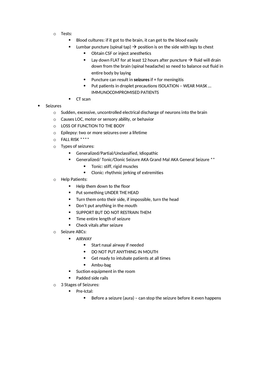 Adult Health HESI Study Guide Part 2 - Page 12