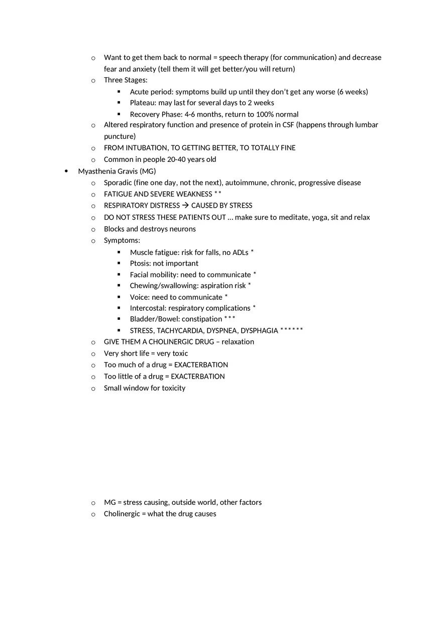 Adult Health HESI Study Guide Part 2 - Page 3