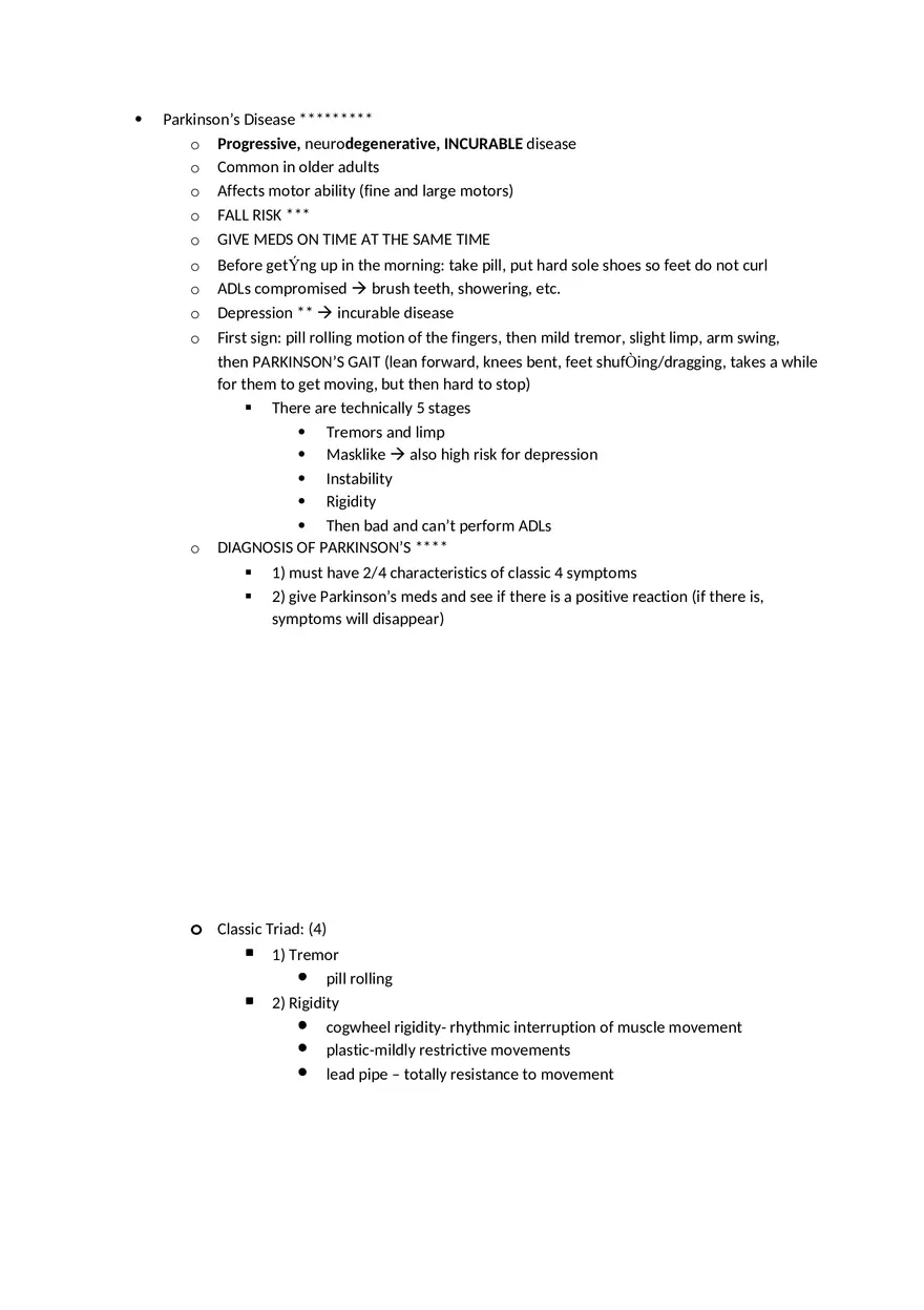 Adult Health HESI Study Guide Part 2 - Page 5