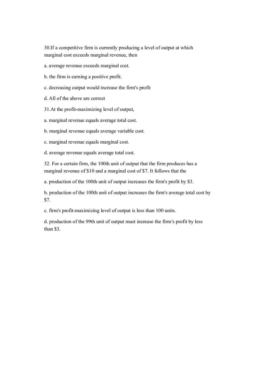 Competitive Markets and Firm Behavior - Key Concepts in Microeconomics - Page 12