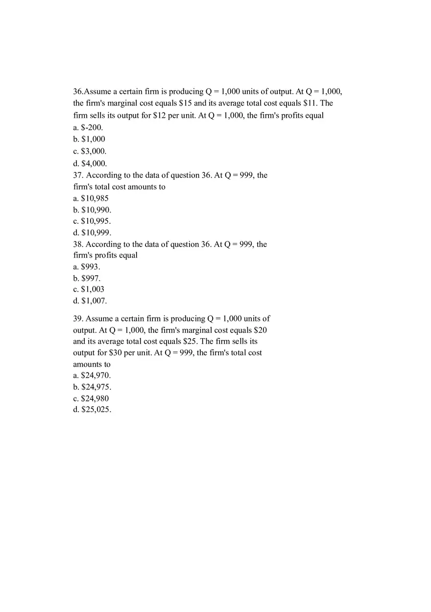 Competitive Markets and Firm Behavior - Key Concepts in Microeconomics - Page 3