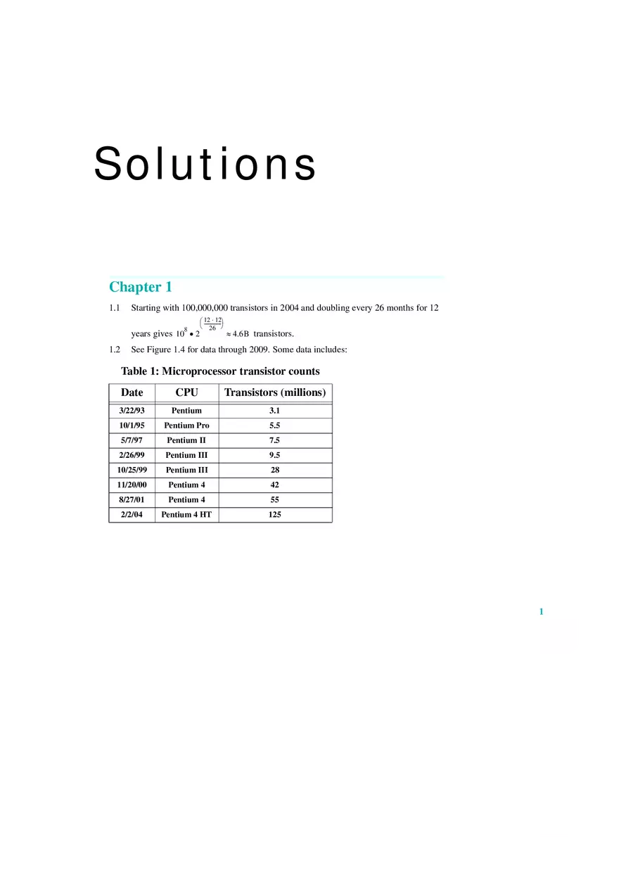 VLSI Design Solutions 1 - Page 1