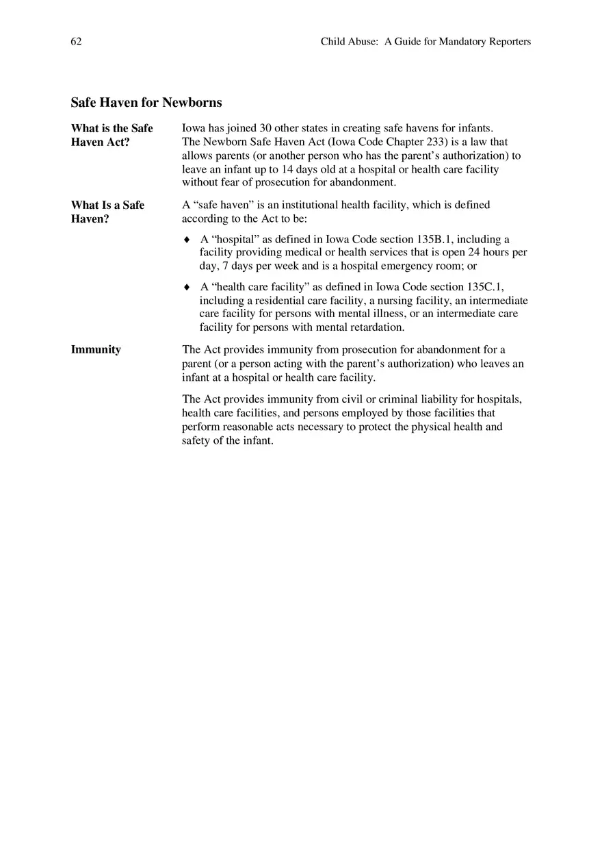 Child Abuse - A Guide for Mandatory Reporters Part 6 - Page 4