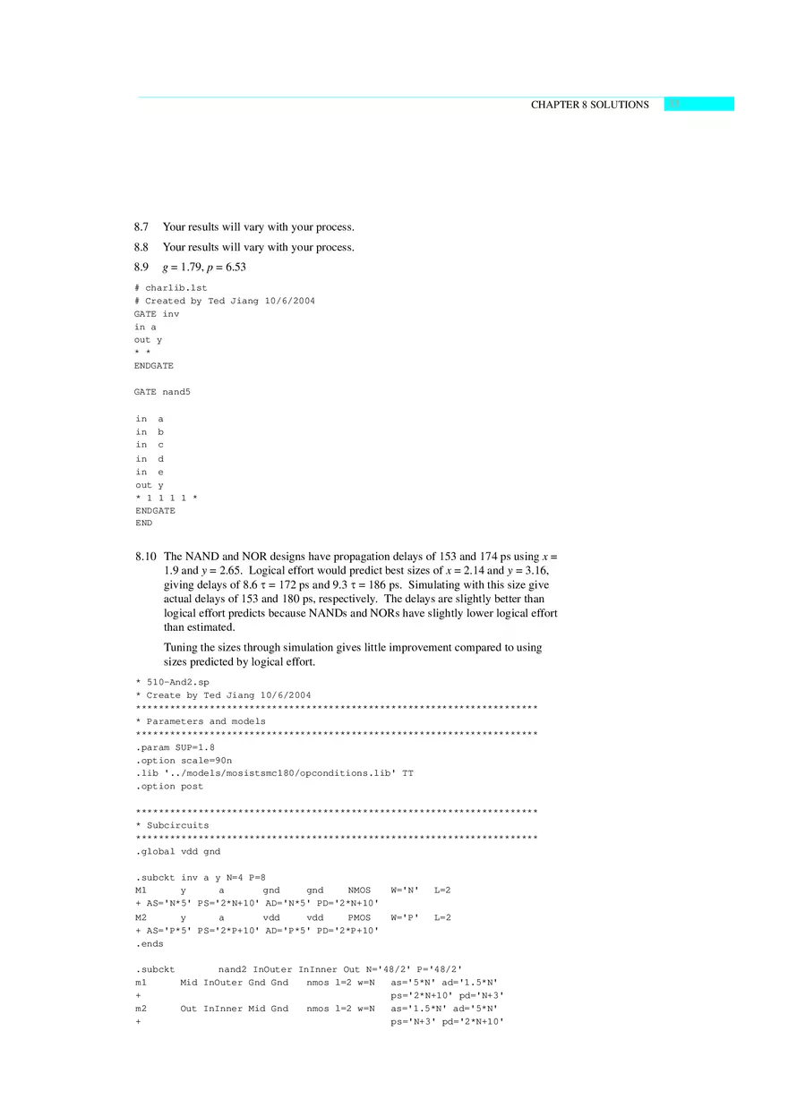 VLSI Design Solutions 4 - Page 1