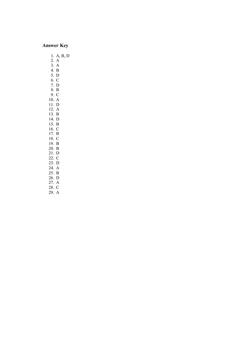 Health Assessment 29 Questions and Answers - Page 1