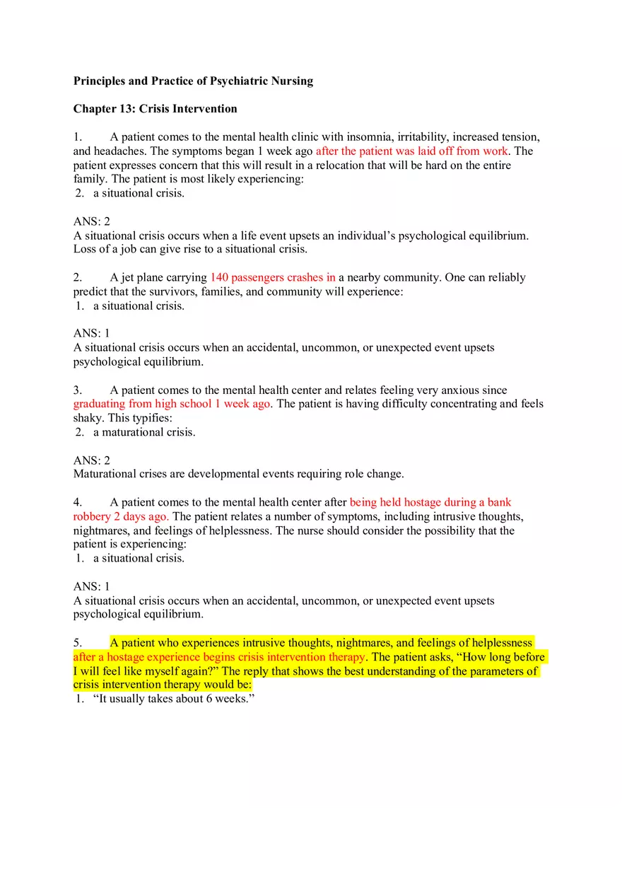 Crisis Intervention Part 1 - Page 1