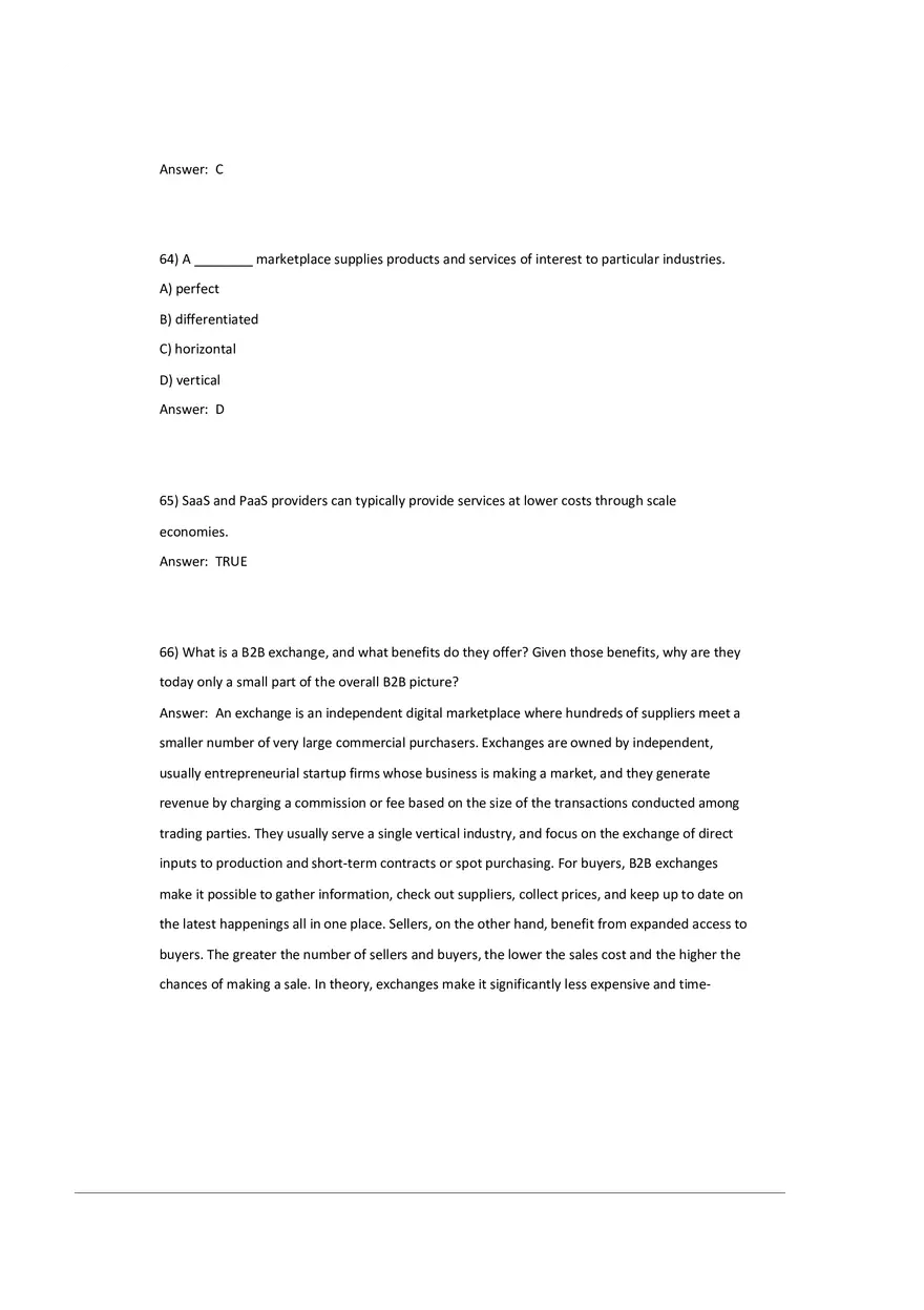 Chapter 2 E-commerce Business Models and Concepts (Answer Key) 3 - Page 2
