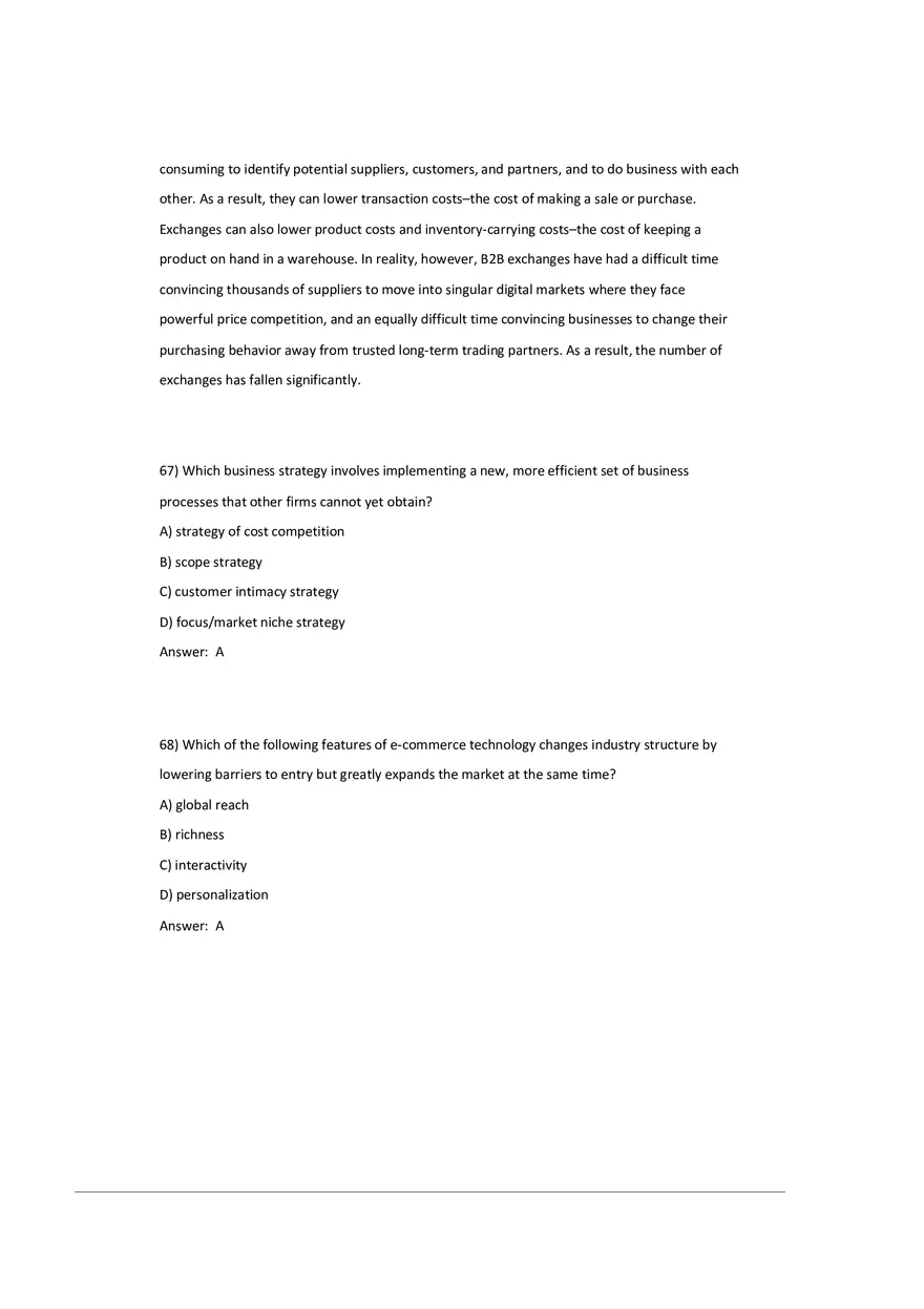 Chapter 2 E-commerce Business Models and Concepts (Answer Key) 3 - Page 3