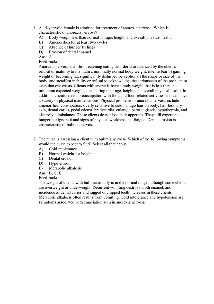 Eating Disorders - Page 1