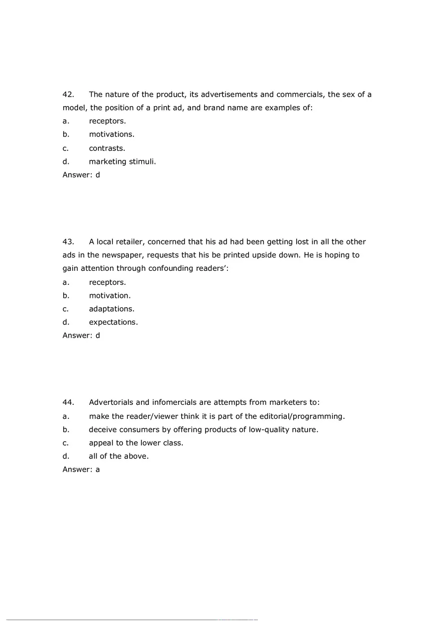 Consumer Perception Chapter 5 Answer Key 2 - Page 4