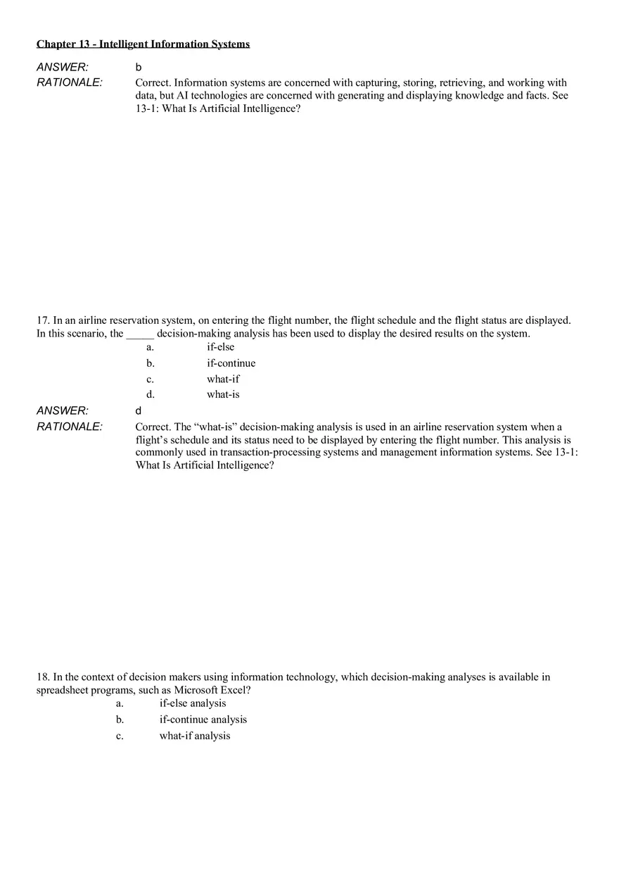 Intelligent Information Systems Answer Key 1 - Page 8