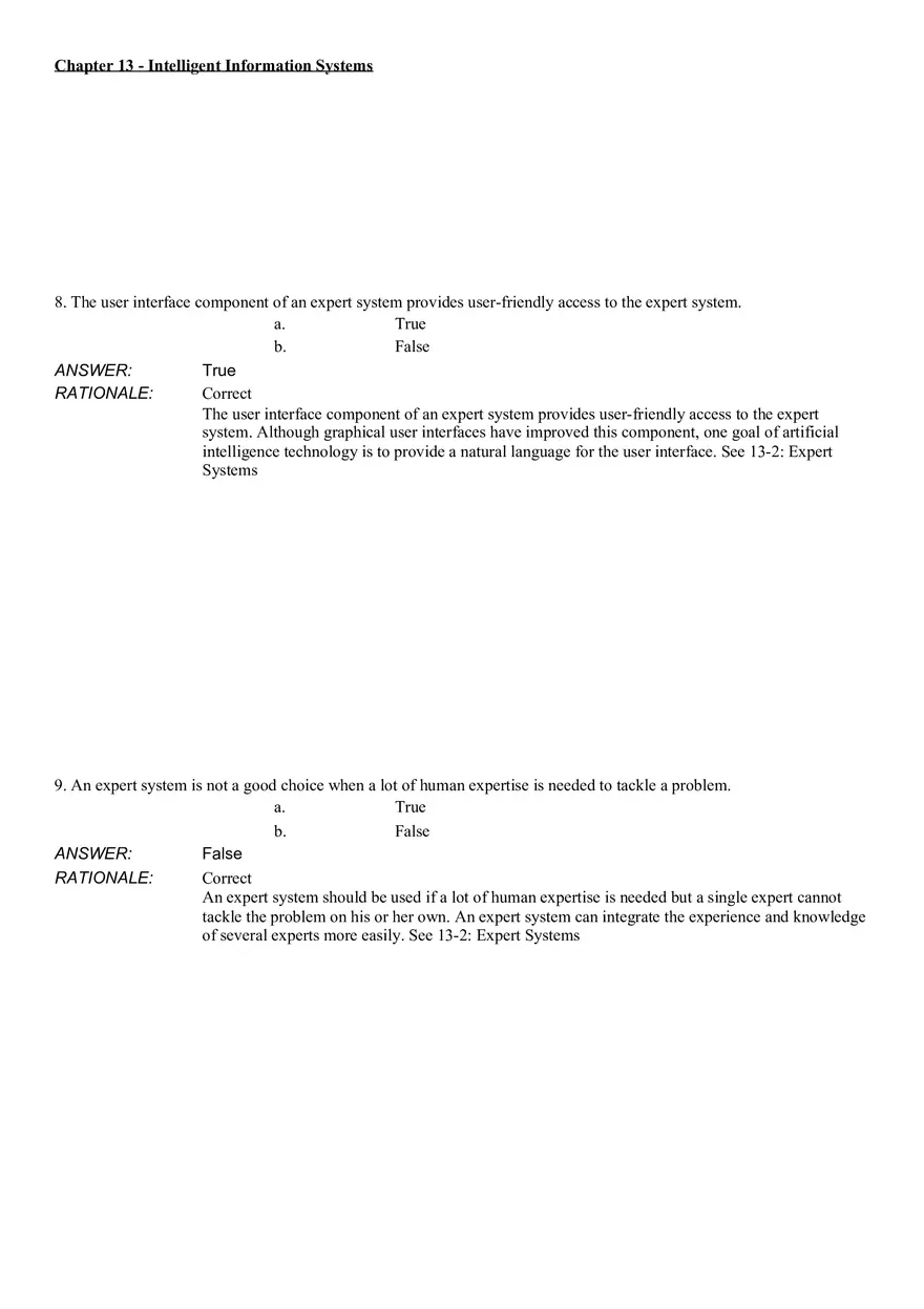 Intelligent Information Systems Answer Key 1 - Page 4