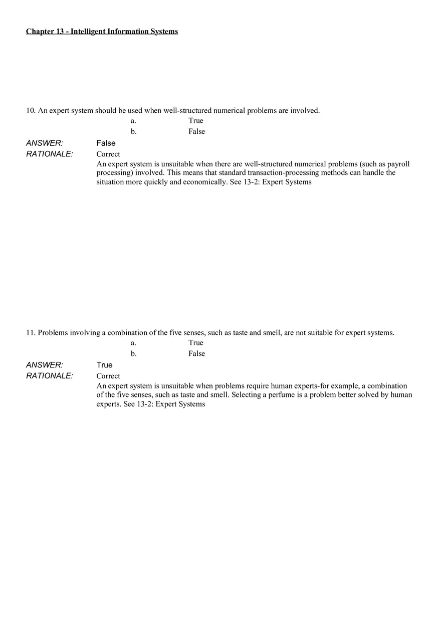 Intelligent Information Systems Answer Key 1 - Page 5
