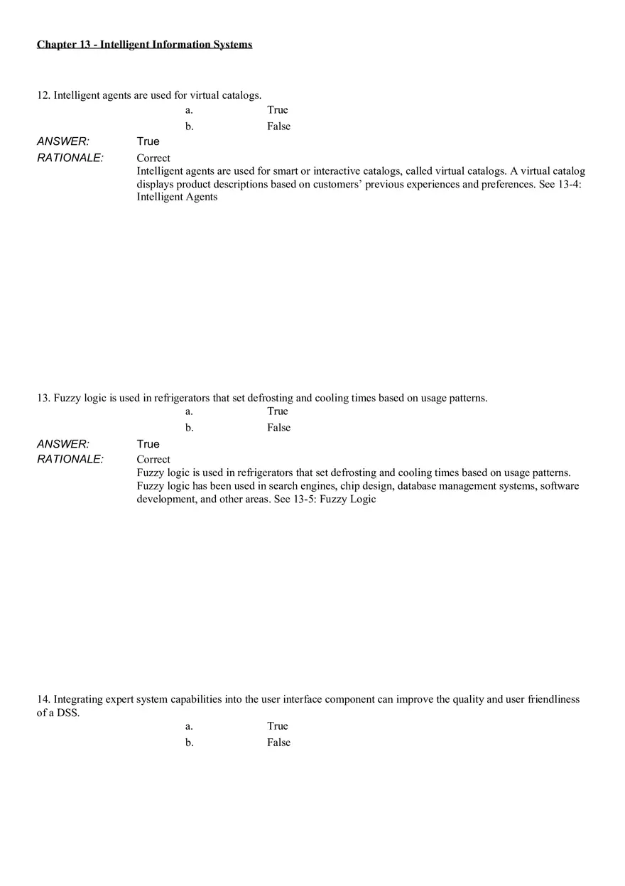 Intelligent Information Systems Answer Key 1 - Page 6