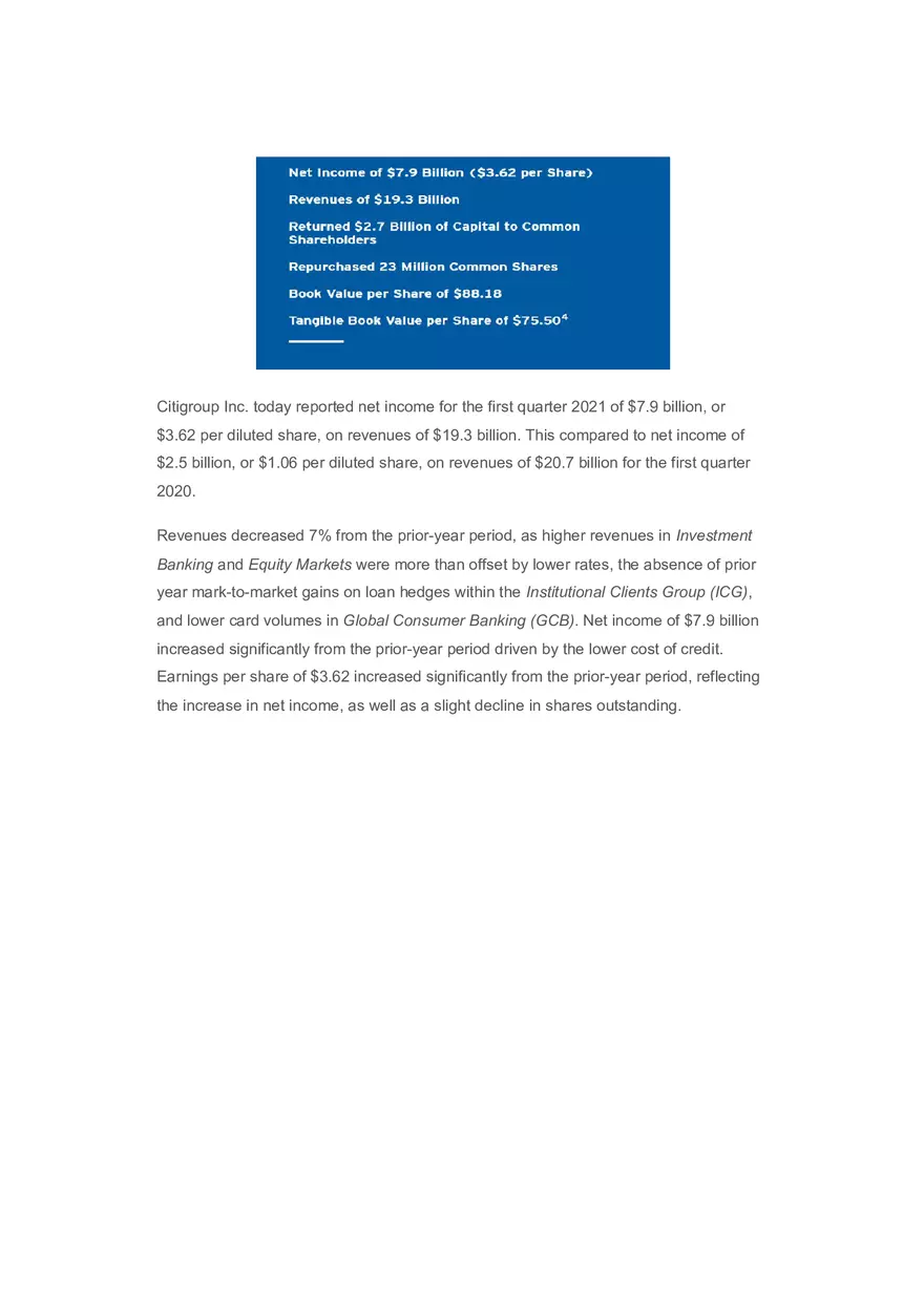 Bank Analysis About Citi Bank - Page 2