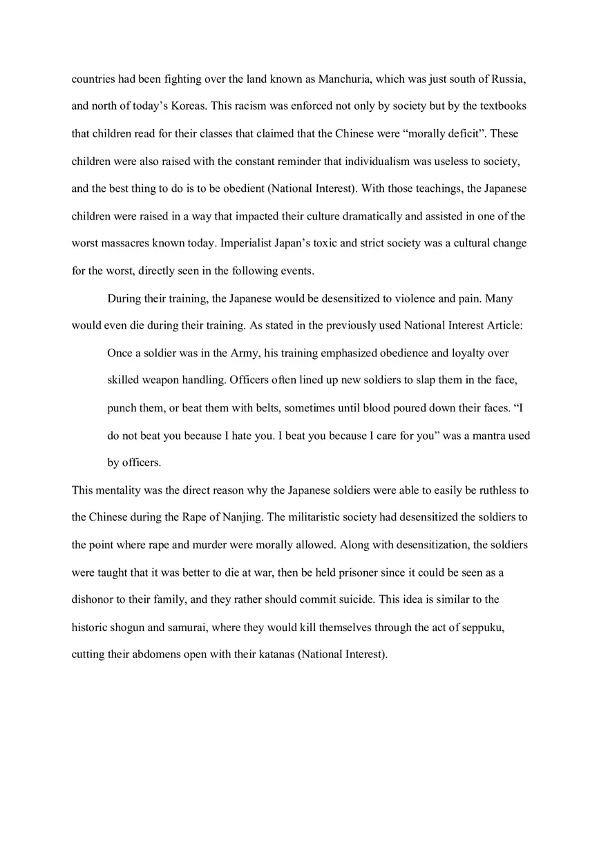 The Nanjing Massacre Paper - Page 2