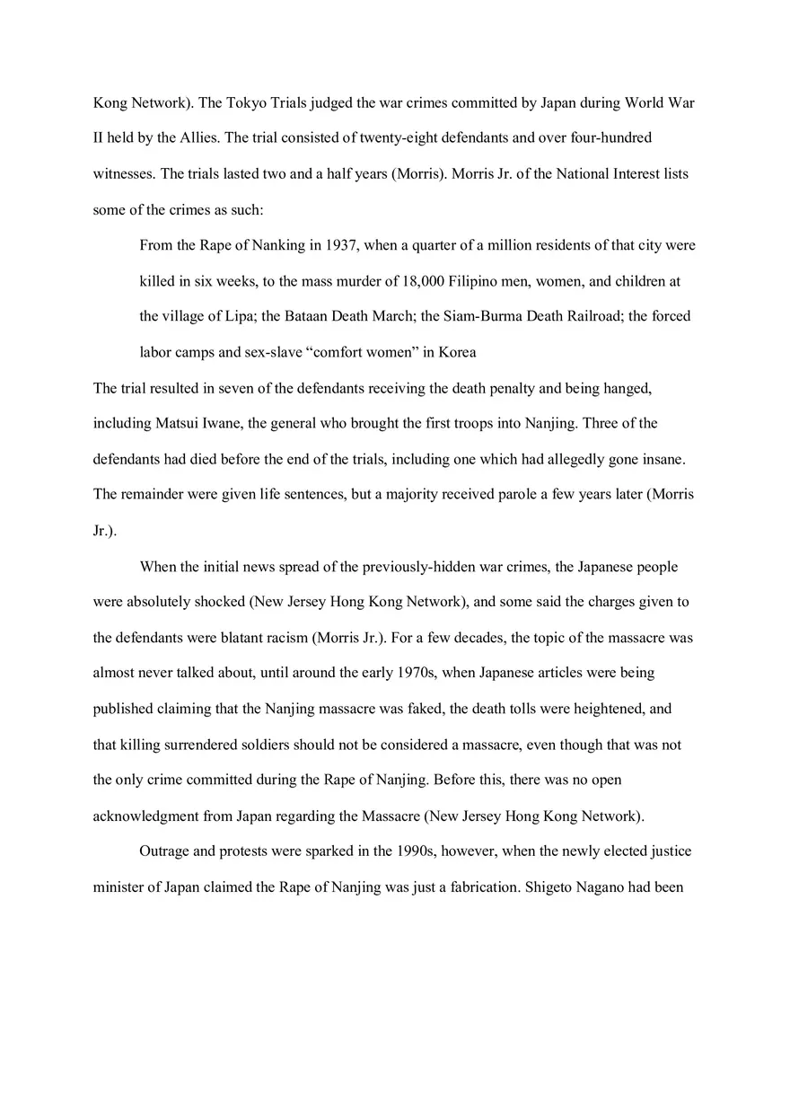 The Nanjing Massacre Paper - Page 5