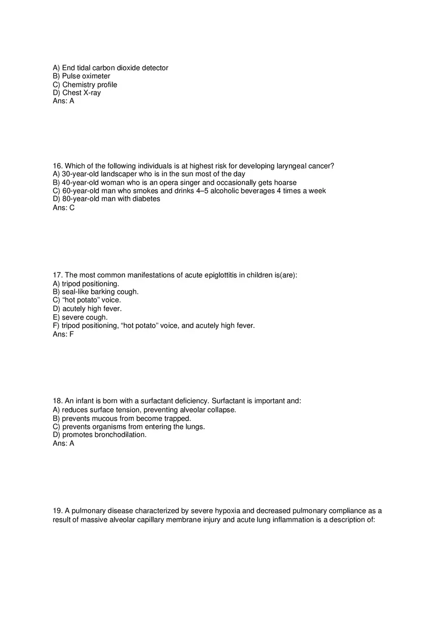 Test Bank for Applied Pathophysiology for the Advanced Practice Nurse - Page 5