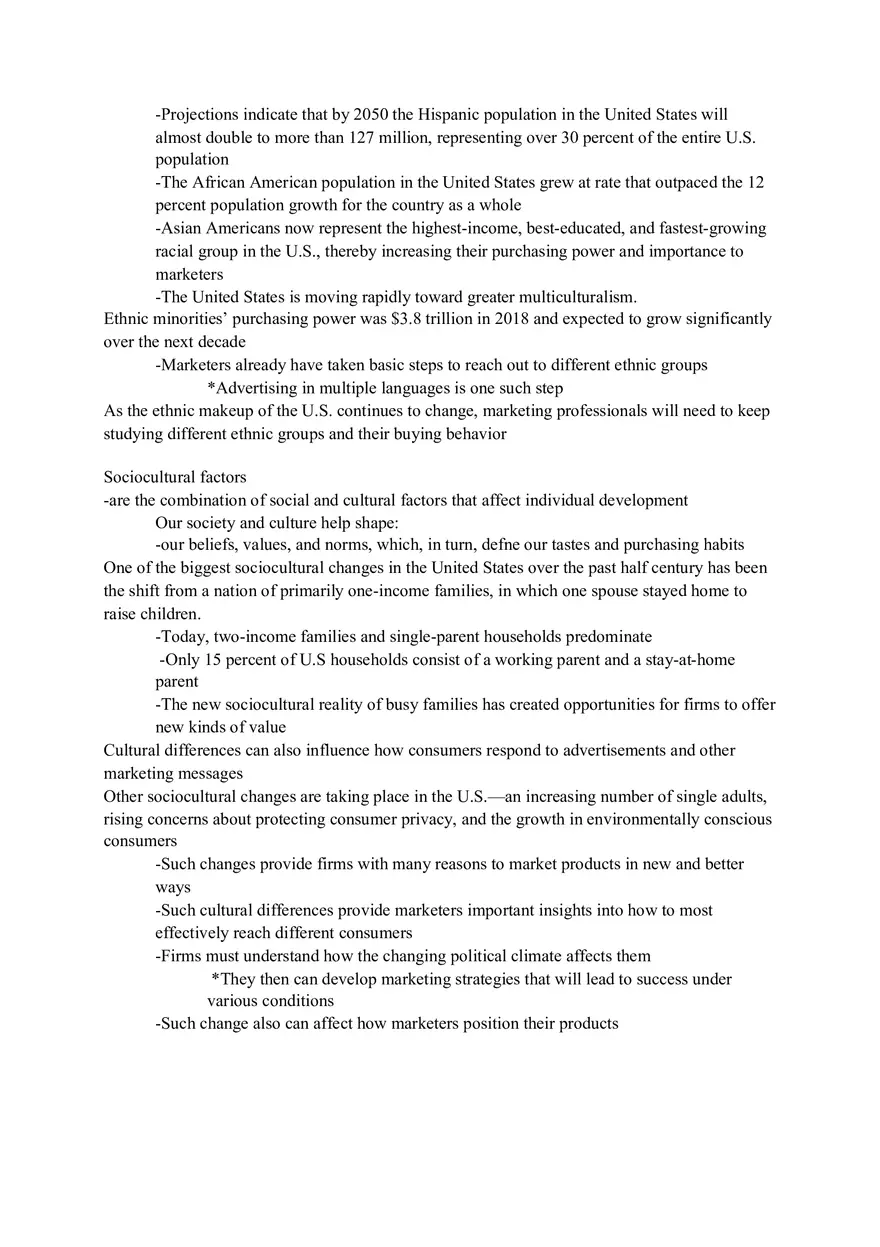 Principles of Marketing Chapter 3 Notes - Page 7